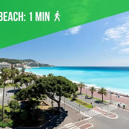 Sea - 2 Bedroom - Kitchen - Wifi - Tramway - Air Conditioner Appartement *